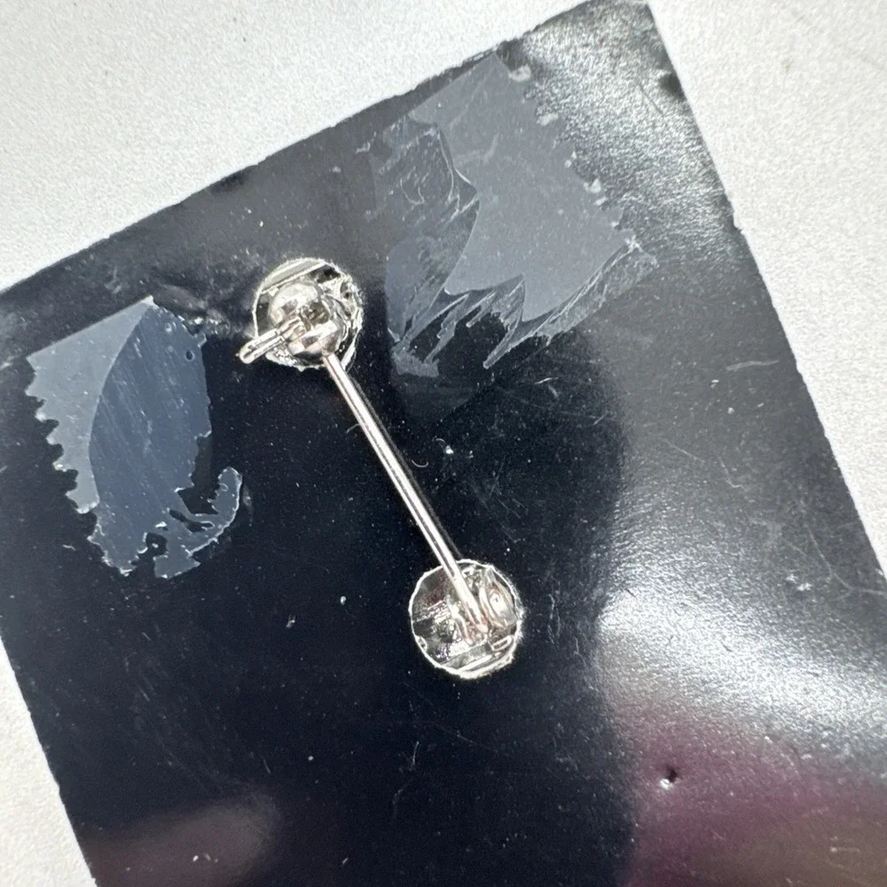 Silver Initial Lapel Rhinestone Brooch Lapel Pin 1